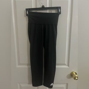 Girls adidas black leggings. Size XS